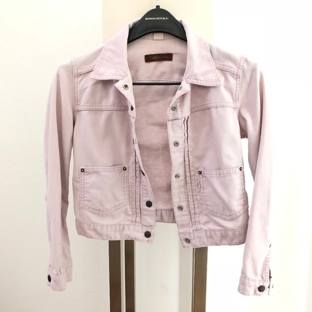 LEVI'S Pink Jacket S/P Women's Button Up